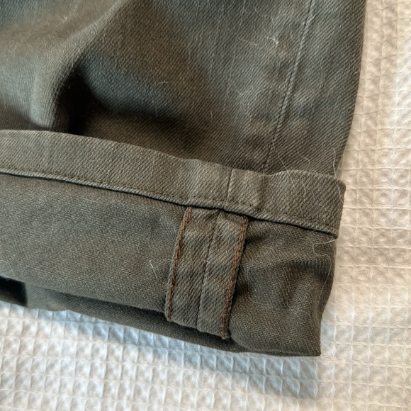 Massimo Dutti olive green mens zip fly jeans 30 29 - Picture 10 of 12